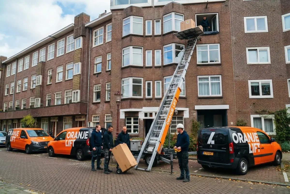 Tevreden klant bij verhuislift in Rotterdam